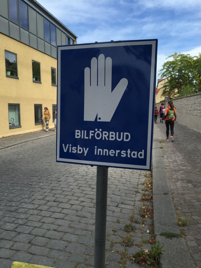 voitures interdites visby